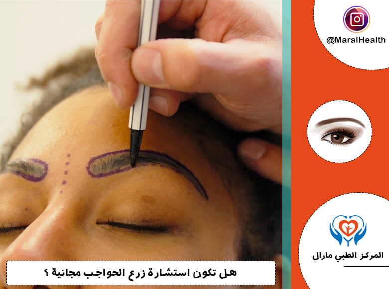 هل تكون استشارة زرع الحواجب مجانية ؟